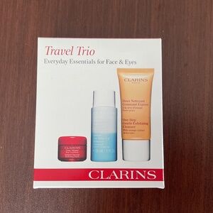 Clarins travel trio